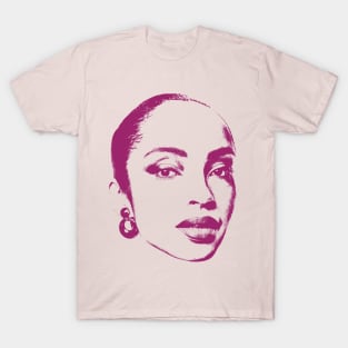 Sade - Retro 80s Style Fan Design T-Shirt